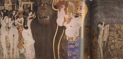 Gustav Klimt Beethoven Frieze (mk20) China oil painting art